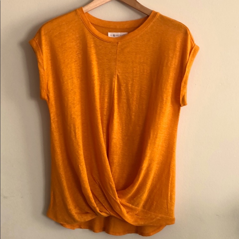 Lou & Grey for LOFT, orange t-shirt, small...🌻🌻 (2)
